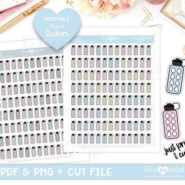 Cricut Water Bottle Stickers - Etsy