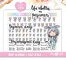 Pajama Day Printable Planner Stickers, Pajamas all day Stickers, Emily Light Skin, Cricut and Silhouette files, Bullet Journal Stickers, 