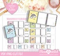Mini Planner to fold, Fits Hobonichi Cousin and Hobonichi Weeks, Printable Planner Stickers, Bullet Journal Stickers product logo