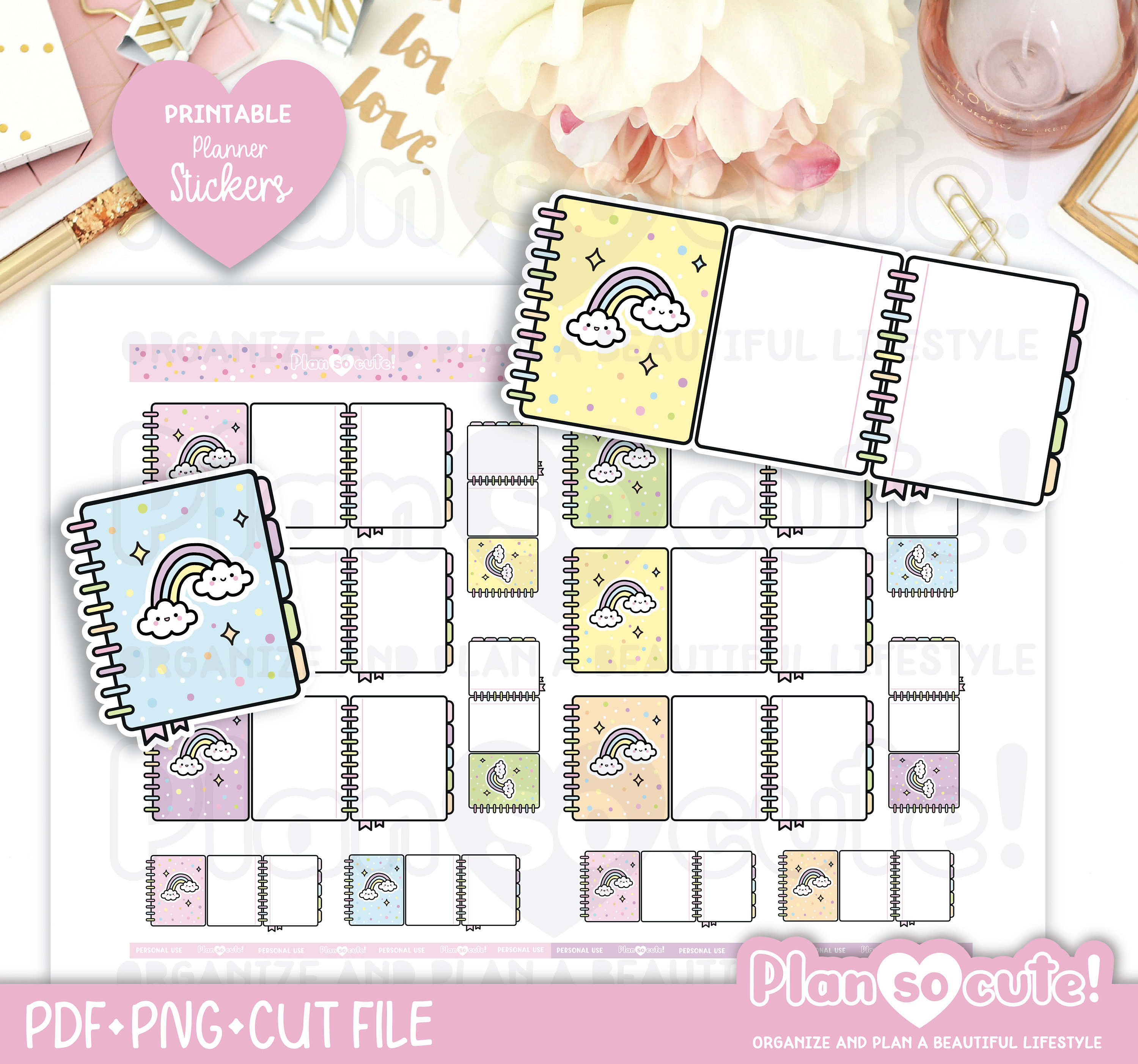 Mini Planner to Fold, Fits Hobonichi Cousin and Hobonichi Weeks ...