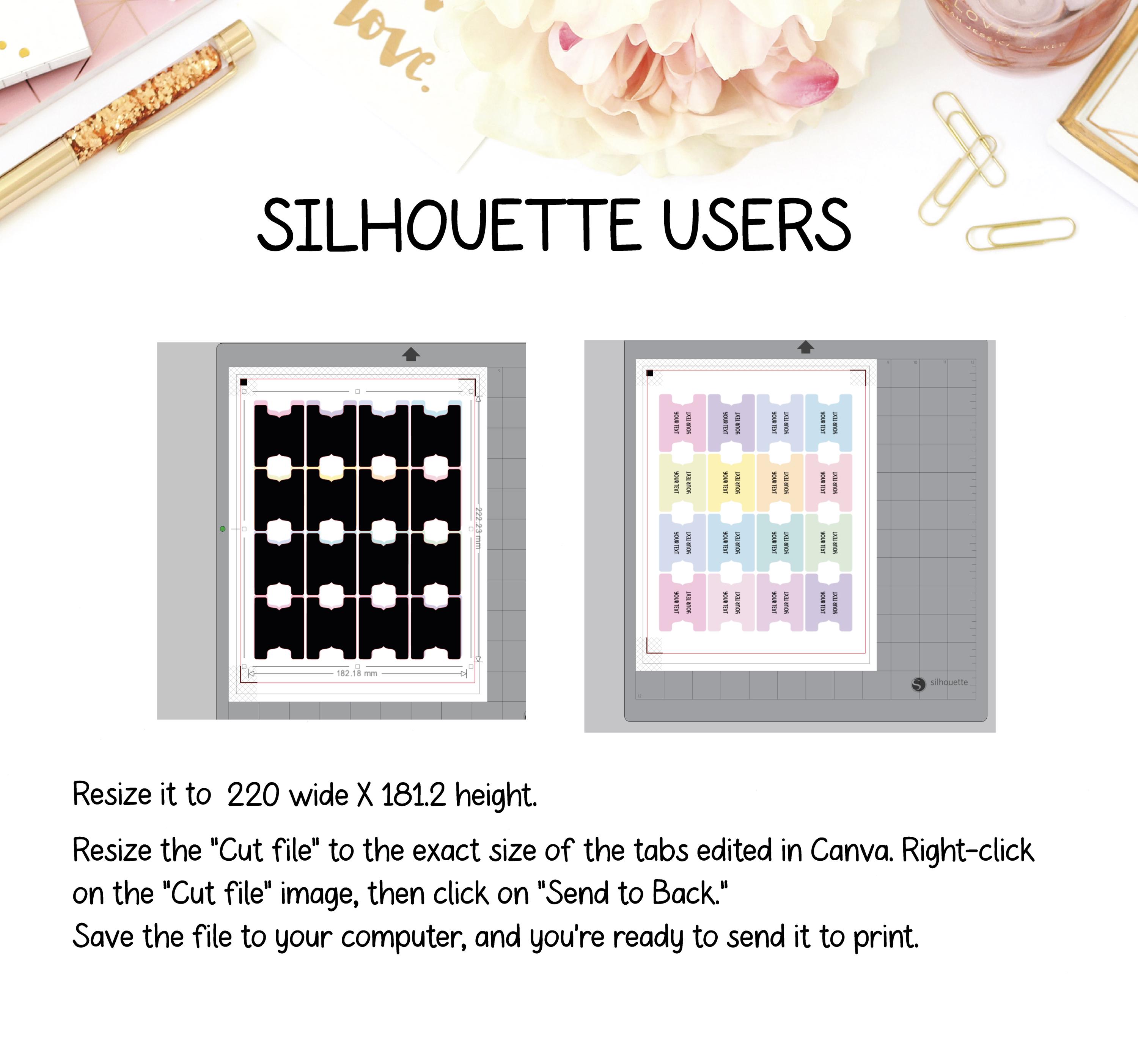 Planner Tabs Pastel Colors, Editable in Canva, Printable Planner Tabs ...