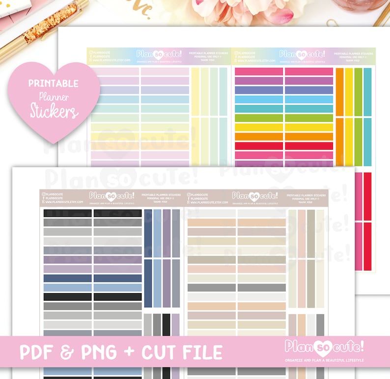 Printable Headers. Erin Condren Stickers. Printable Planner - Etsy