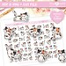 Cute Corgi Corgi Puppy Printable Planner Stickers Doodle - Etsy