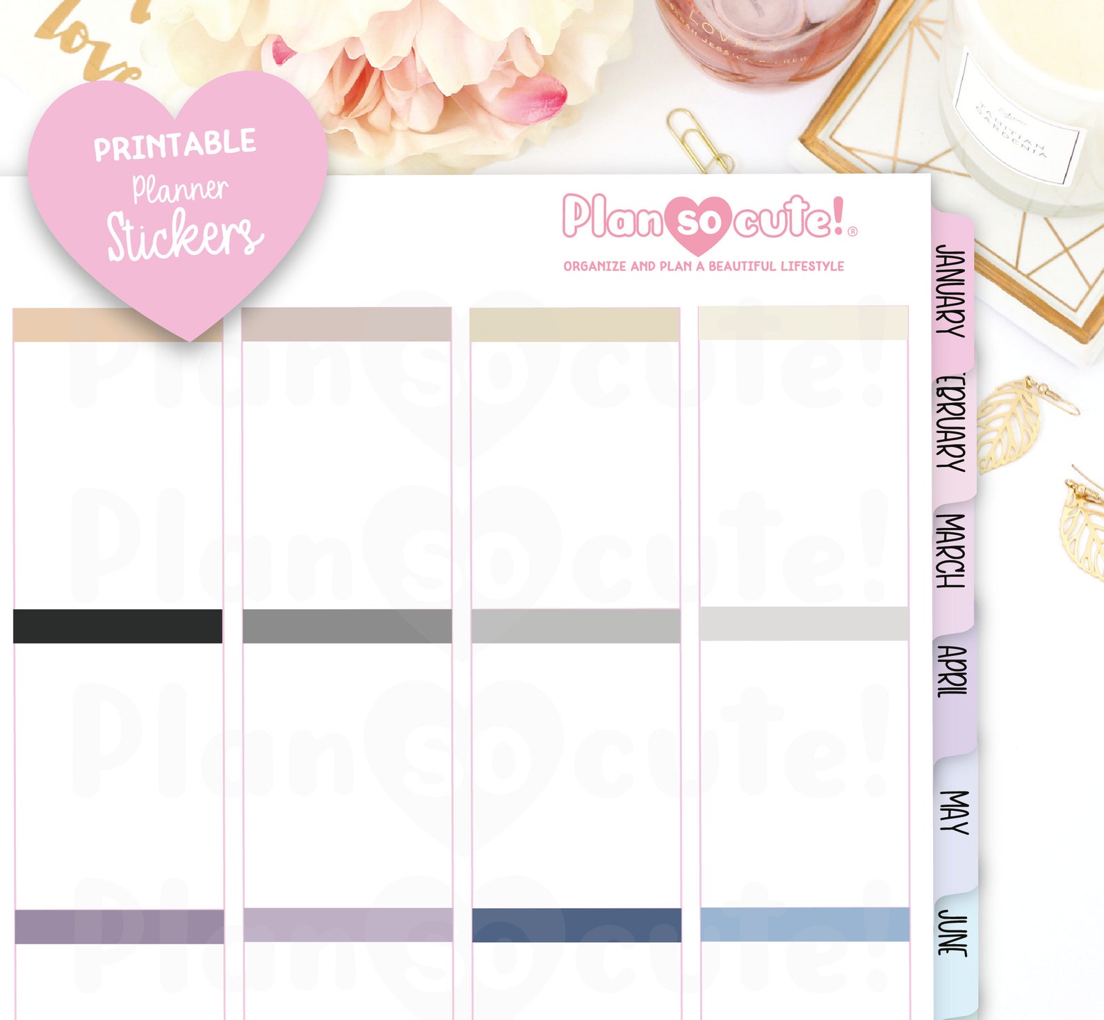 Printable Headers. Erin Condren Stickers. Printable Planner Stickers ...