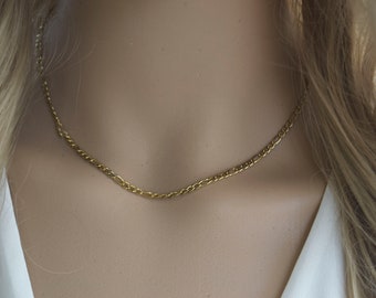 Children's 14K Yellow Gold over Silver Curb Chain Necklace
