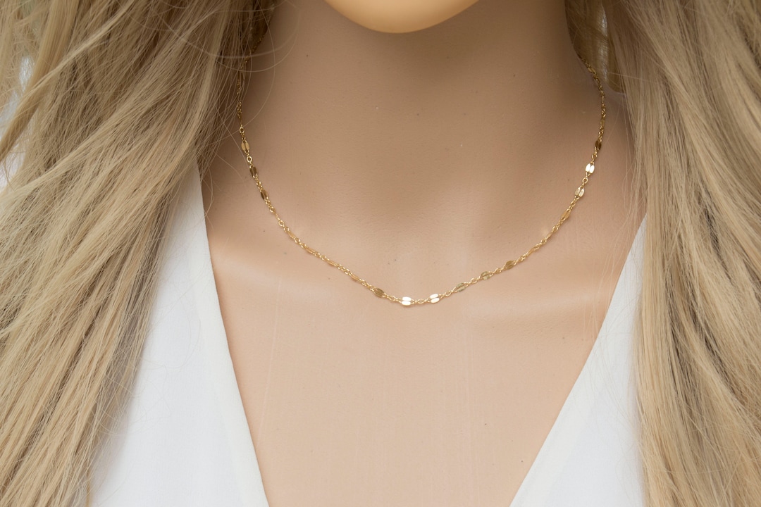 Wunderschne Choker Ketten Gold Fotos