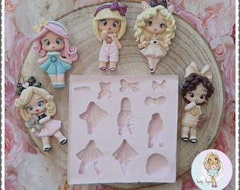 Stampo multifunzione per creare bambole , mold , muffa , bambole