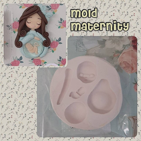 Maternity doll mold, mom, life