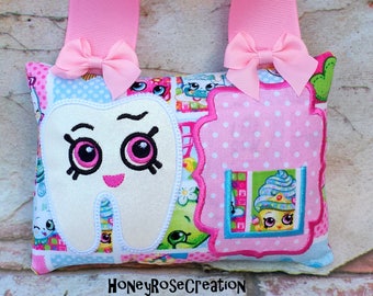 NR.59 Tooth Fairy Pillow. Personalized Pillow. Embroidered  Pillow.