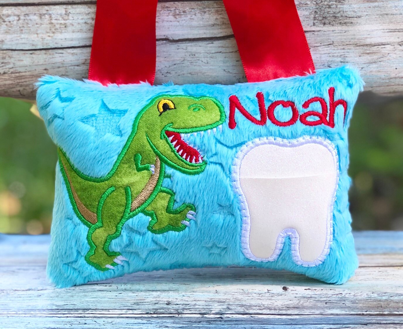 Nr.311 Dinosaur Tooth Fairy Pillow. Trex Dinosaur Tooth Etsy