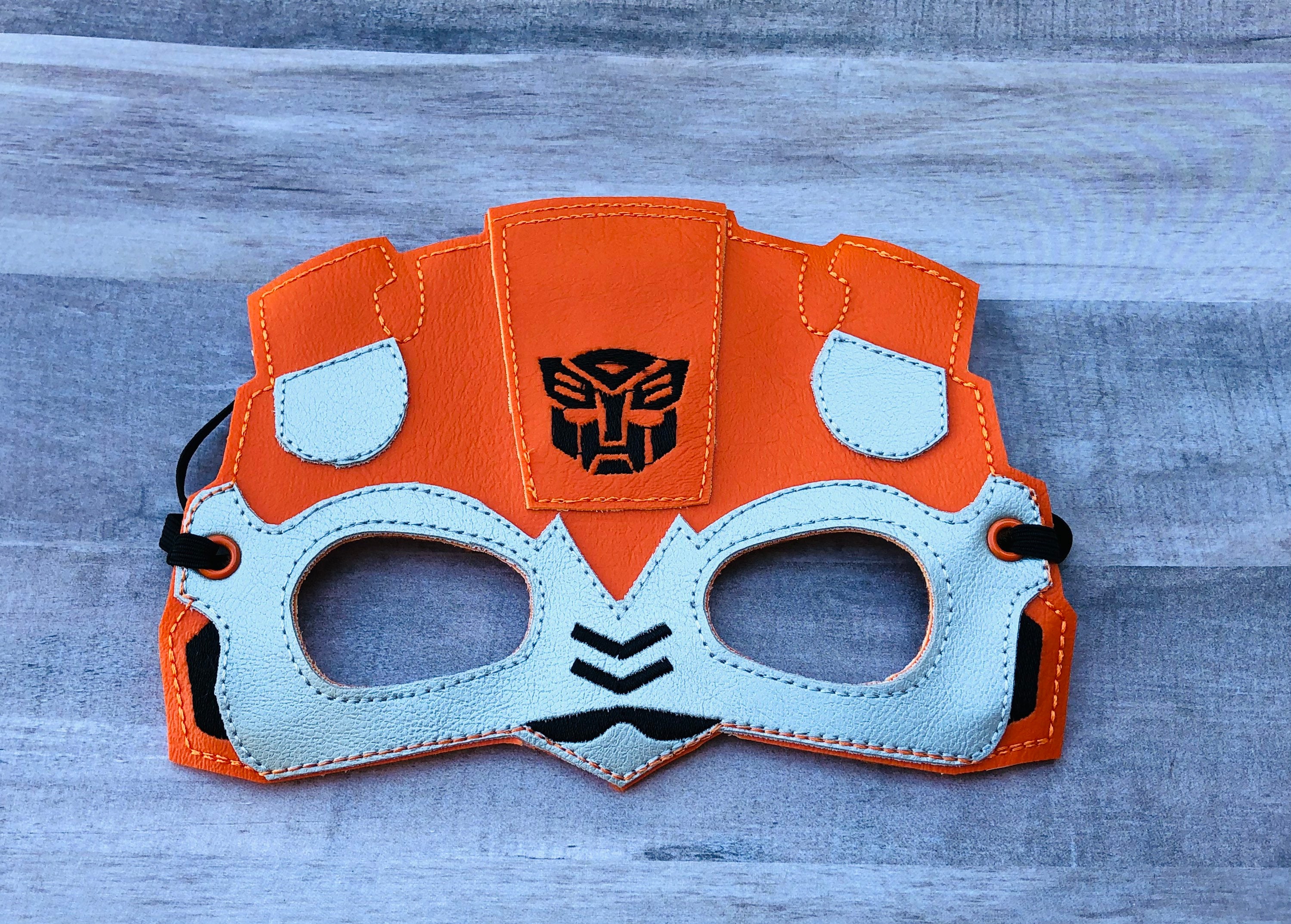 Transfomers Mask Embroidered Transformers Mask | Halloween Costume | Birthday Party Mask ...