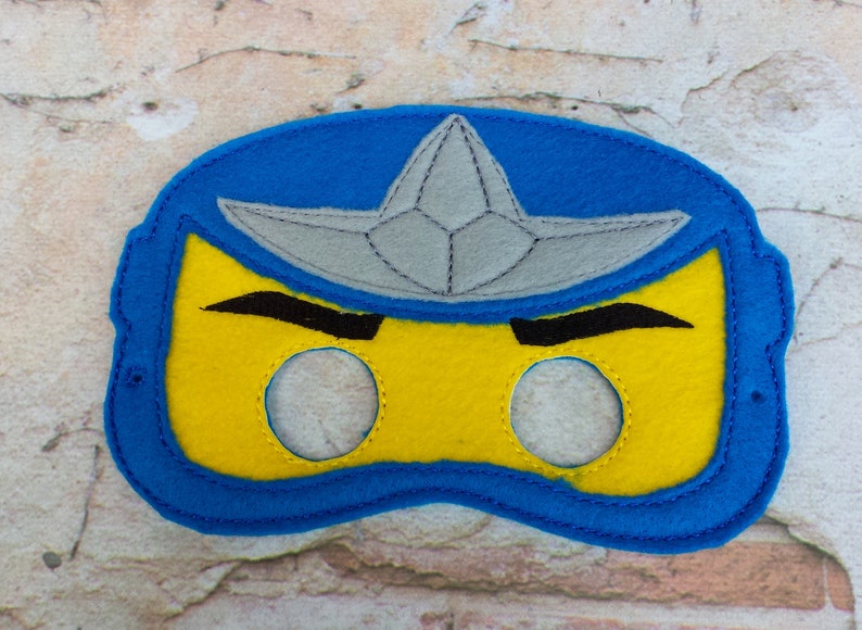 Felt mask.Embroidered flet mask.Birthday party mask.