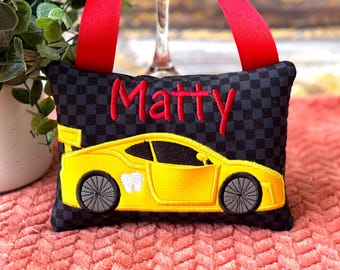 Nr.56 Race Car Tooth Fairy Pillow | Personalized Birthday gift