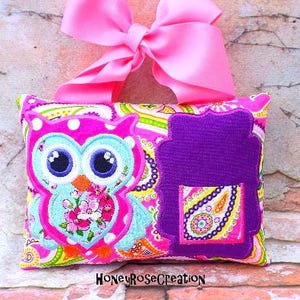 Nr.45 Owl Tooth Fairy Pillow. Personalized owl pillow. Owl tooth fairy pillow.Birthday Gift