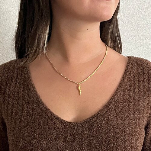 Italian Horn Necklace Italian 