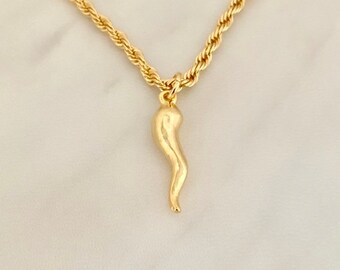 Italian Horn Necklace Italian 