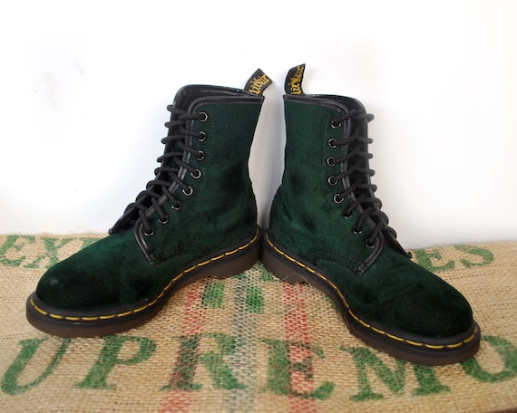 green velvet dr martens