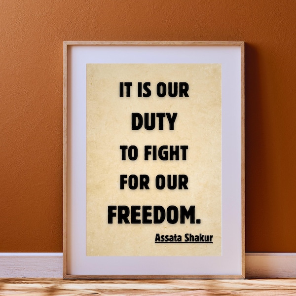 Assata Shakur Etsy