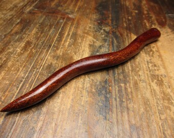 Hairpin wood, mahogany, 15.0cm, hairstick wood, fork, wooden pin, wood, hair accessories, wooden jewelry, wooden hairpin