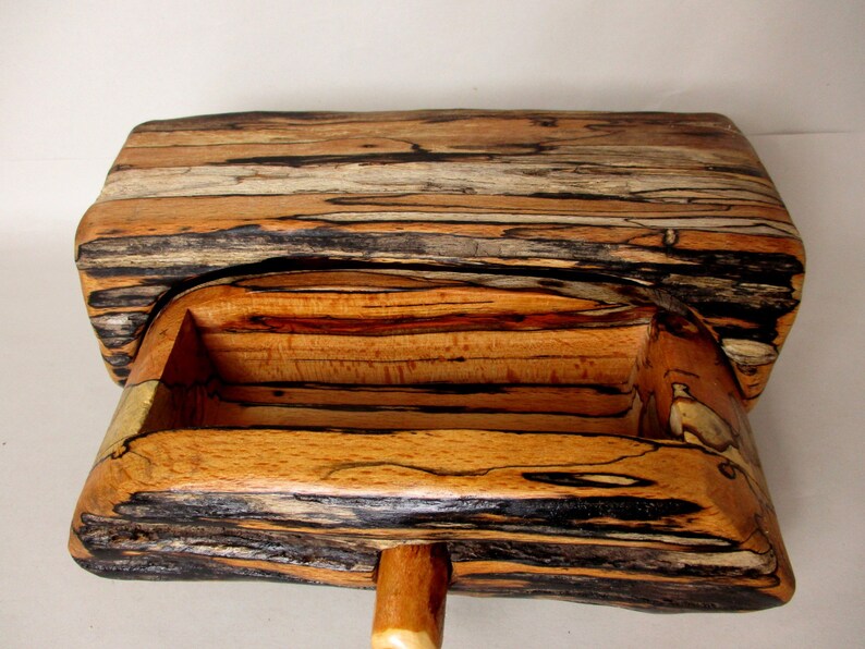 Cajas madera a la deriva tronco de árbol ataúd caja de | Etsy