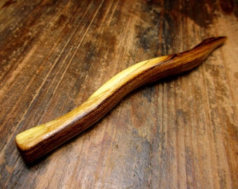 Haarnadel Holz, Robinie, 15,5cm, Haarstab Holz, Gabel, Holznadel, Holz, Haarschmuck, Holzschmuck, Holzhaarnadel