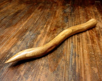 Hairpin wood, walnut, 15.5cm, hairstick wood, fork, wooden pin, wood, hair accessories, wooden jewelry, wooden hairpin