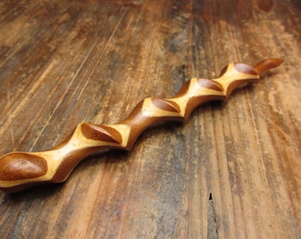 Hairpin wood, nut ash, 14.8cm, hairstick, spiral wood, fork, wooden pin, wood, hair accessories, wooden jewelry, wooden hairpin