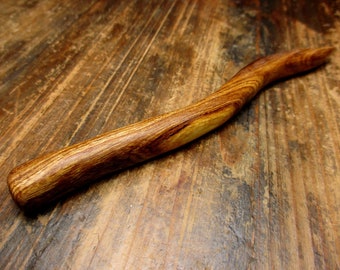 Épingle à cheveux bois, robinier, 14,6 cm, bois de bâton de cheveux, fourchette, épingle en bois, bois, accessoires pour cheveux, bijoux en bois, épingle à cheveux en bois