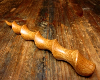 Hairpin wood, oak, 14.8cm, hairstick, spiral wood, fork, wooden pin, wood, hair accessories, wooden jewelry, wooden hairpin