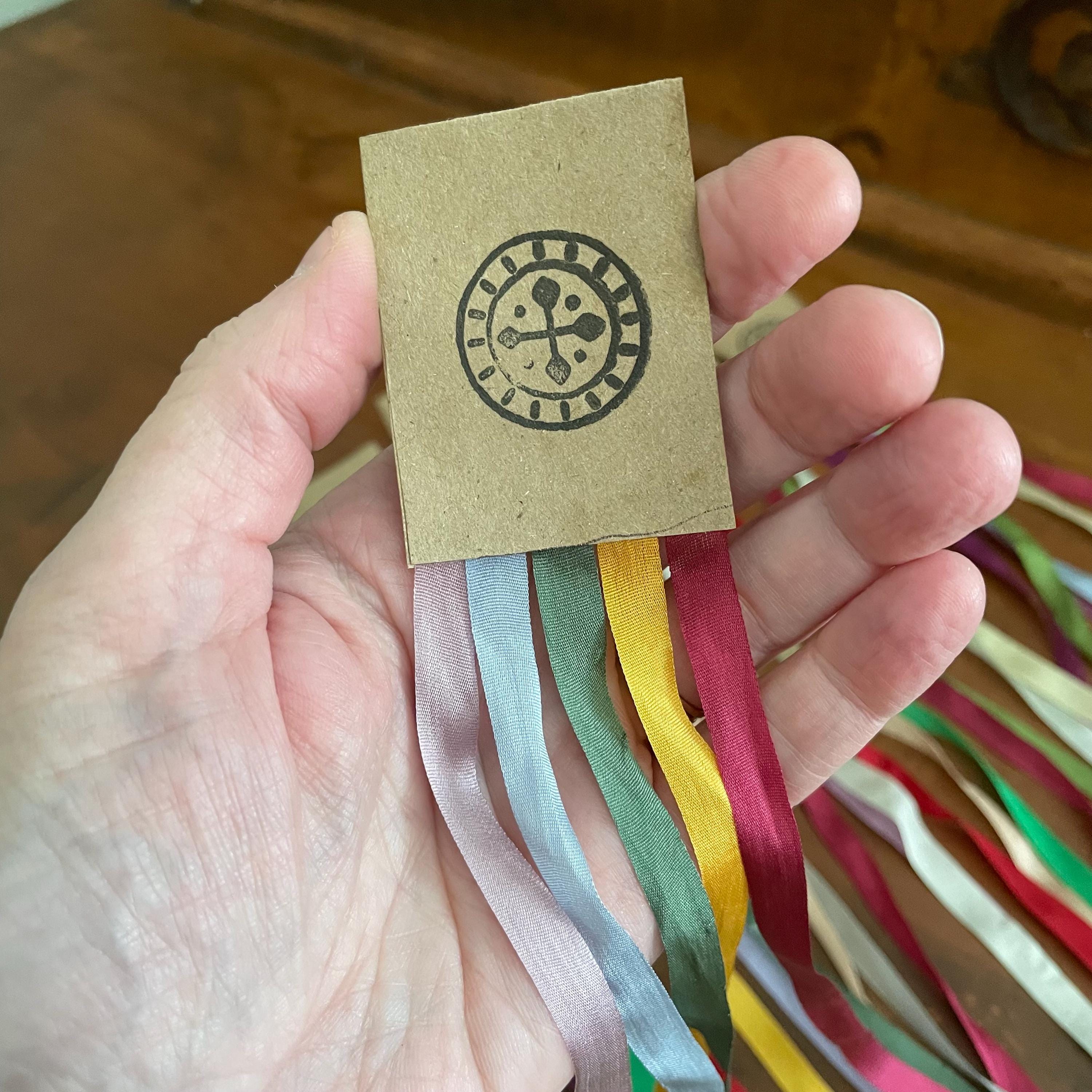 Handmade Silk Missal Ribbons Bookmark: Catholic Book Insert (7mm ...