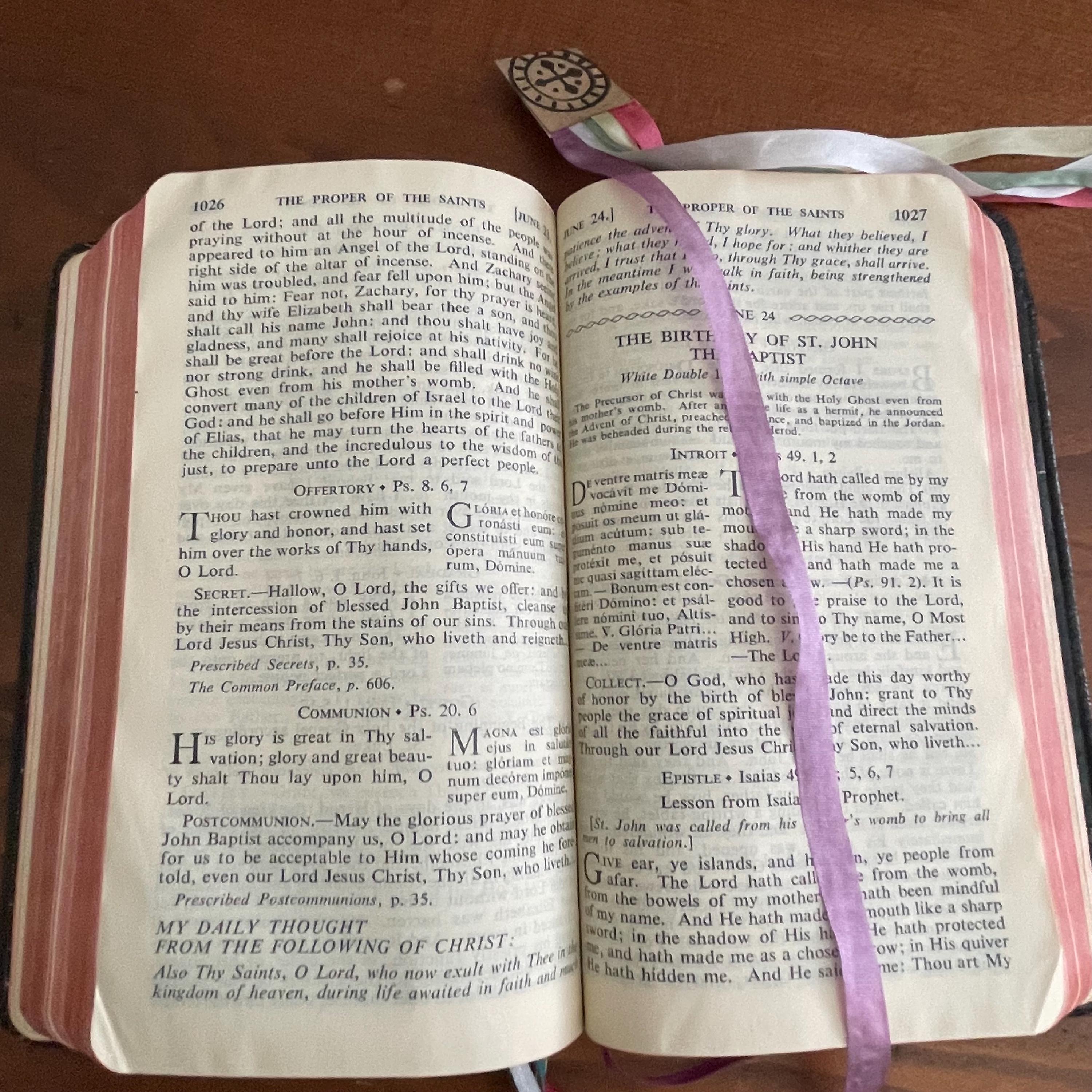 Handmade Silk Missal Ribbons Bookmark: Catholic Book Insert (7mm ...