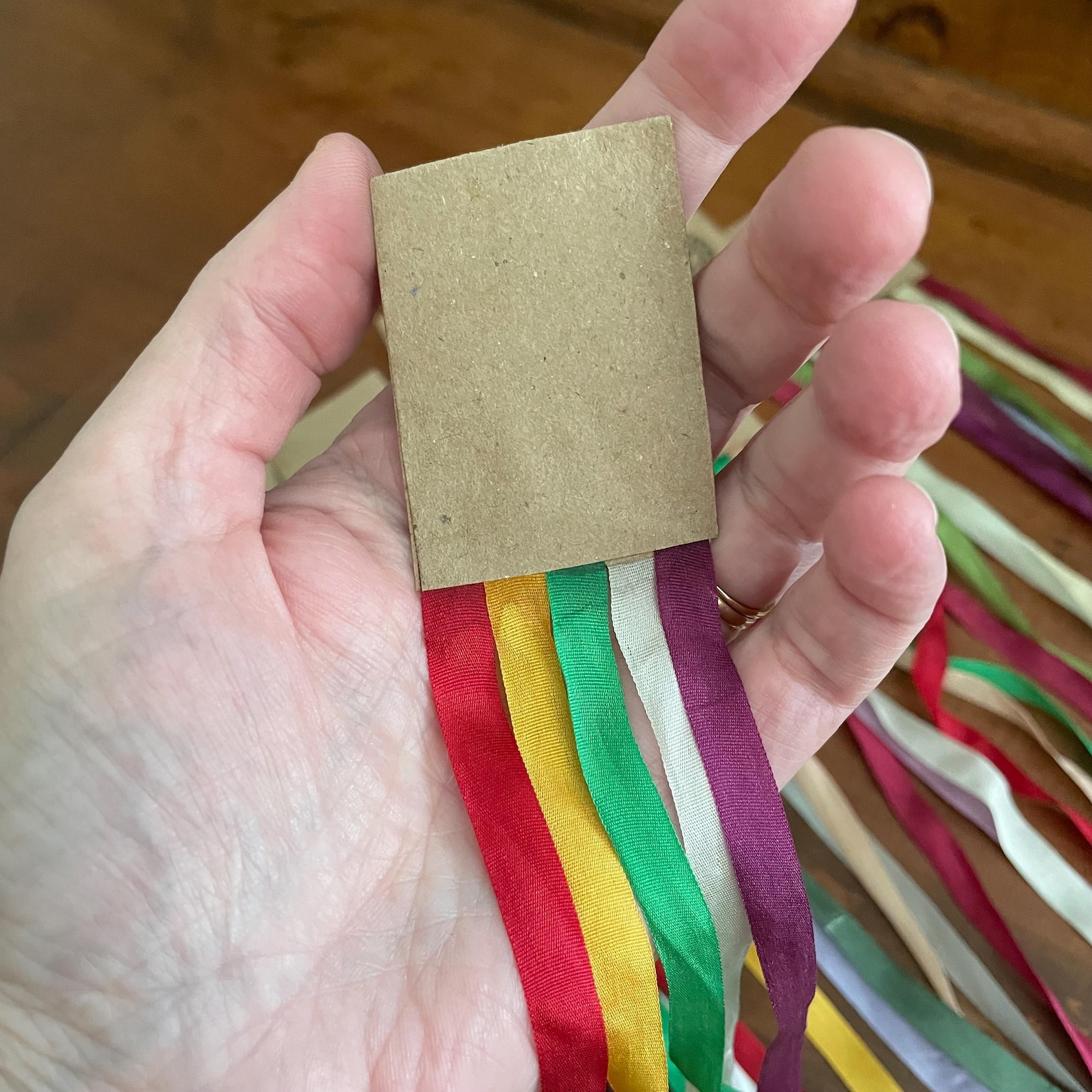 Handmade Silk Missal Ribbons Bookmark: Catholic Book Insert (7mm ...