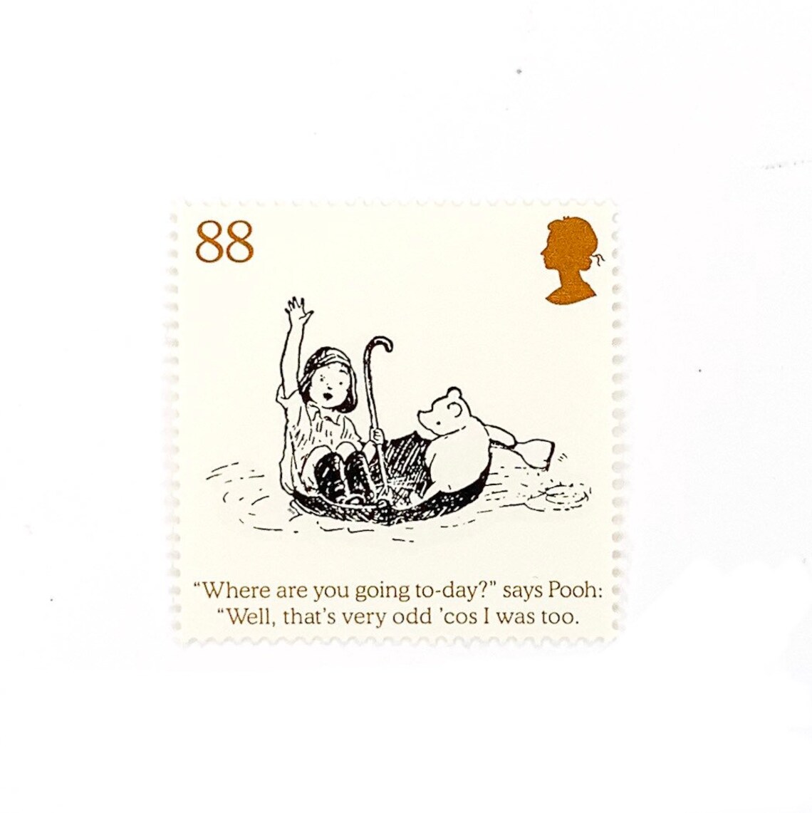 1 x Winnie the Pooh UNused 88p GB Mint Postage Stamp AA | Etsy
