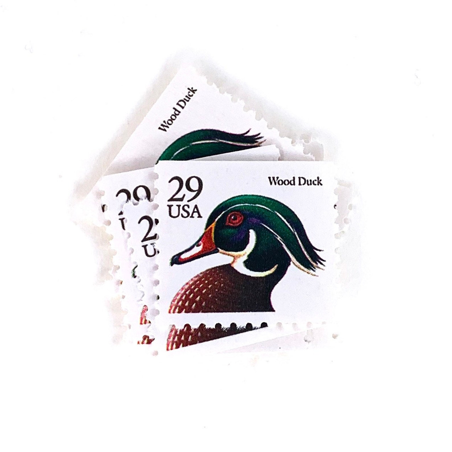 10 x Wood Duck UNused 1991 29 cent US Postage Stamps Ducks Etsy