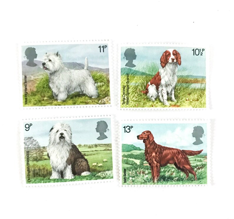 4 x Hunde UnNused GB Mint 1979 MNH britische Briefmarken Etsy