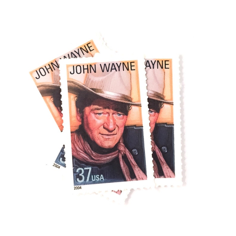 5 x John Wayne UNused 37 cents US Postage Stamps American Etsy