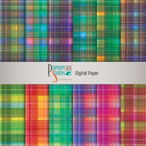 Plaid Digital Paper, Plaid pattern, Background, Backdrops, Photo Backgrounds, Instant download, Digital Download