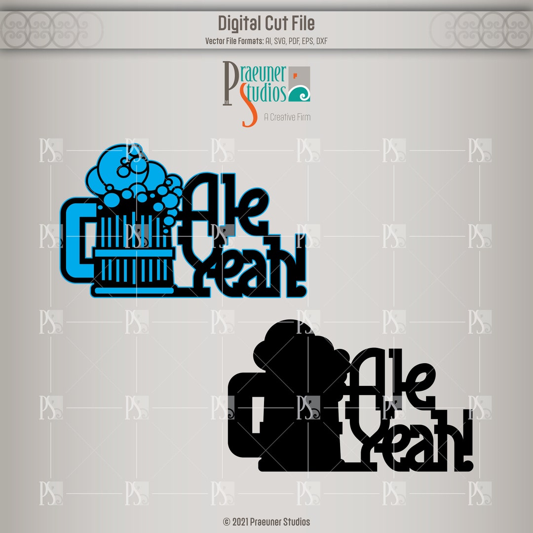 Ale Yeah Decatur Logo Ale Yeah CNC / Laser Cut File Sign Pattern in Multiple Formats | Single ...
