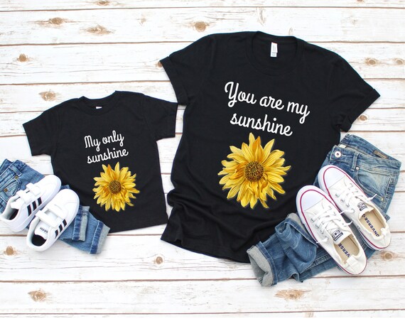 mommy and me sunflower outfit