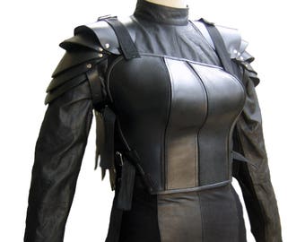 Leather Medieval Woman Game of Thrones Armor LARP SCA armour Comic con costume 