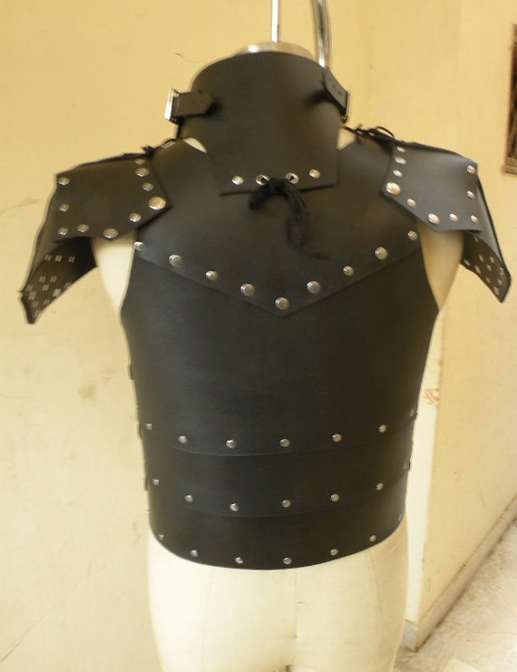Real Leather Medieval Armour Re Enactment Armour Theatrical Etsy
