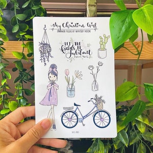 Mein Christliches Mädchen - Sommerfelder Aufkleber, Bibel Vers Niedlich