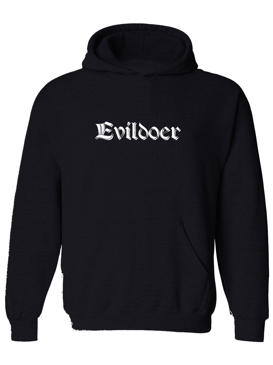 Image of Evildoer- Funny. Silly, Evil, All Saints Eve, Halloween Mens Hoody, Hooded Top From Fatcuckoo - Hm1476 Ideal Gift For Dads, Sons, Friends