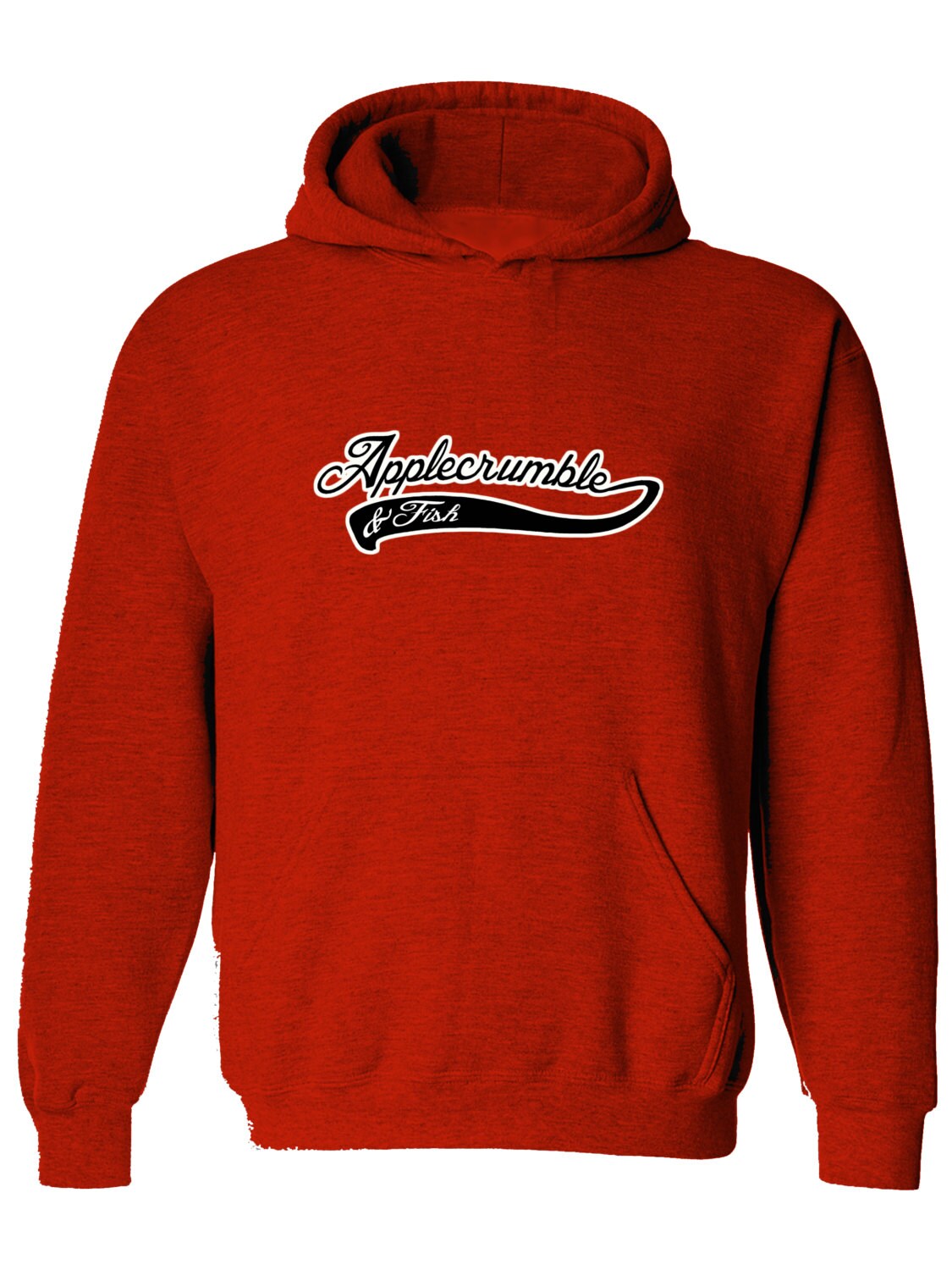 Image of Applecrumble & Fish 2 - Designer Spoof Parody Graphic Mens Hoody, Hooded Top From Fatcuckoo Hm1183 Ideal Gift For Dads, Sons, Friends