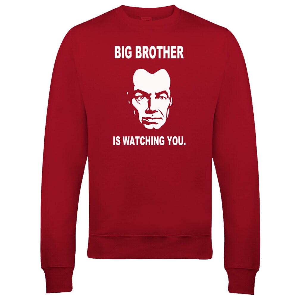 Image of Big Brother Is Watching - British Cult Classic Inspired Men's Male Sweatshirt Jumper Top From Fatcuckoo Sw1117 Ideal Gift