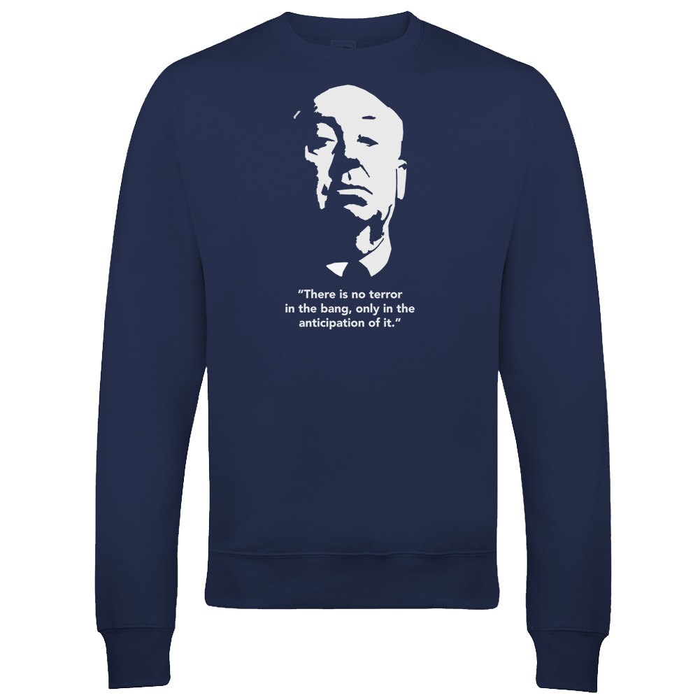 Image of Alfred Hitchcock - The Master Of Suspense - Iconic Cinematic Geniusmen's Male Sweatshirt Jumper Top From Fatcuckoo -Sw1693 Ideal Gift