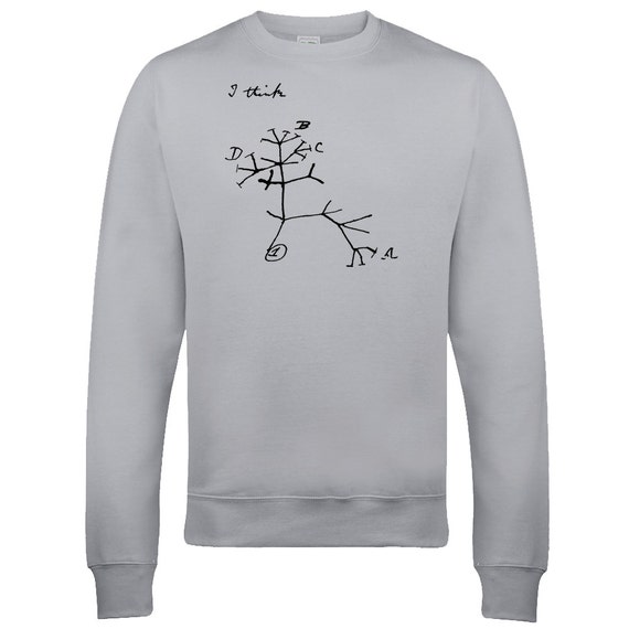 DARWIN/'S TREE OF LIFE Men/'s T-Shirt Ideas of Natutral Selection