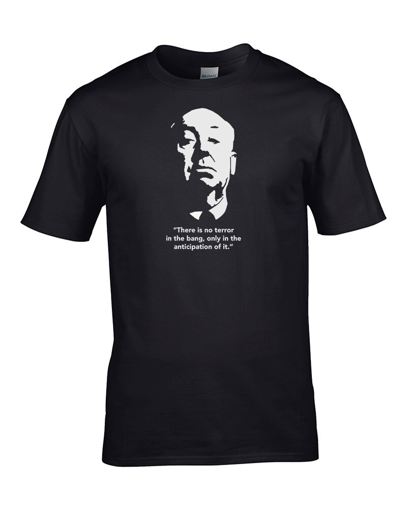 Image of Alfred Hitchcock - The Master Of Suspense - Iconic Cinematic Genius Men's T-Shirt From Fatcuckoo - Mts1693 Ideal For Movie Fans, 100% Cotton