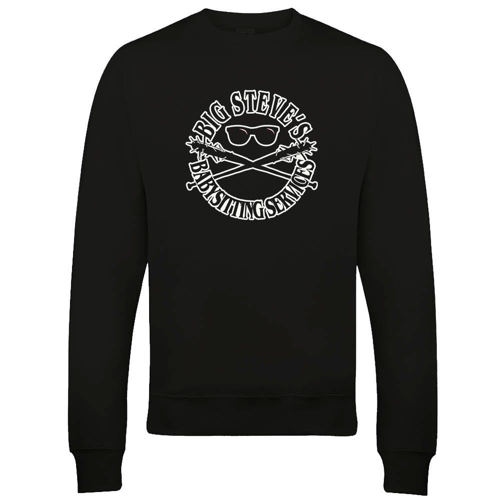 Image of Big Steve's Babysitting Services - Us Sci Fi Series Inspired Men's Male Sweatshirt Jumper Top From Fatcuckoo -Sw2222 Ideal Gift For Dad, Son