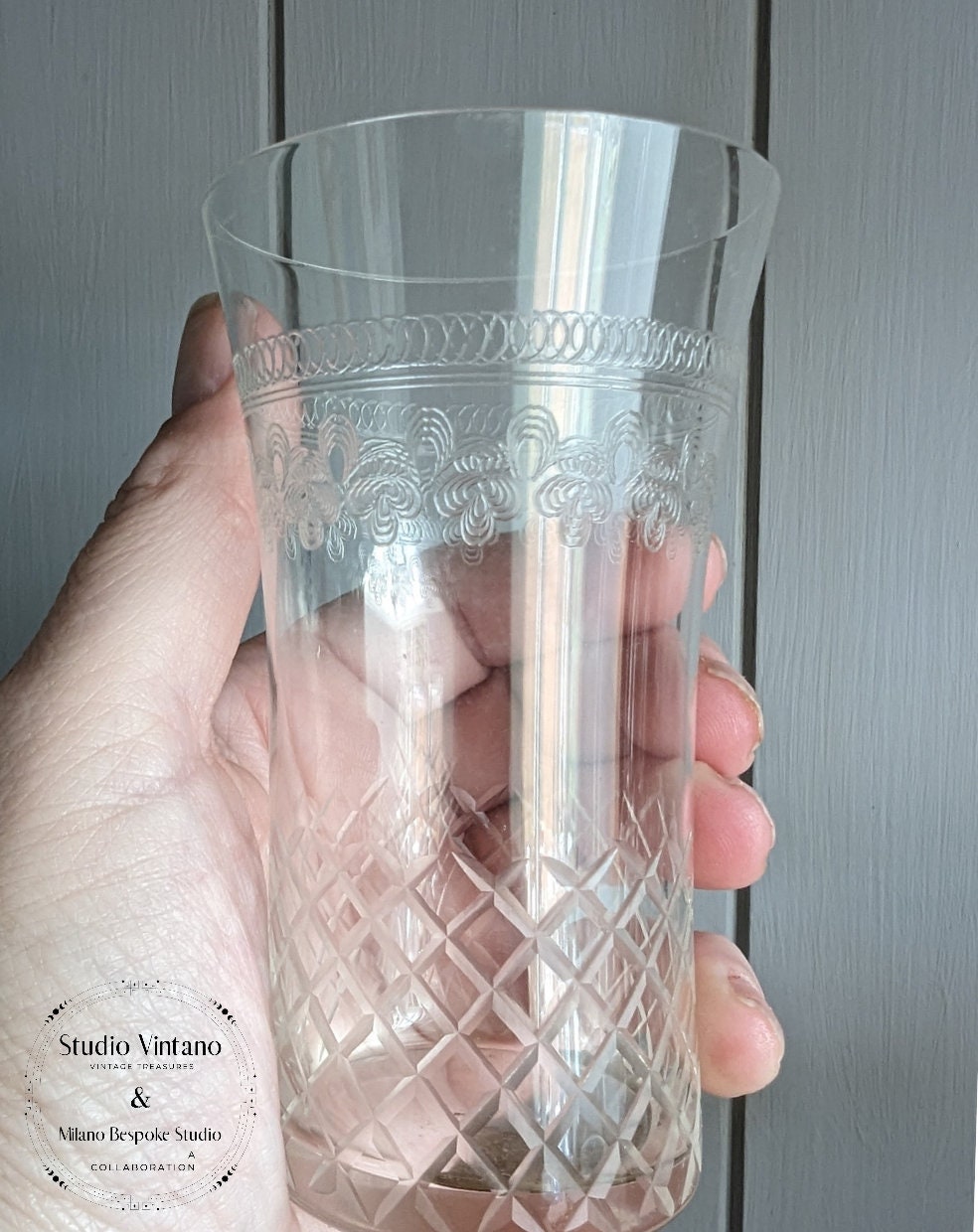 Edwardian Pall Mall Lady Hamilton Etched Drinking Glasses Etsy